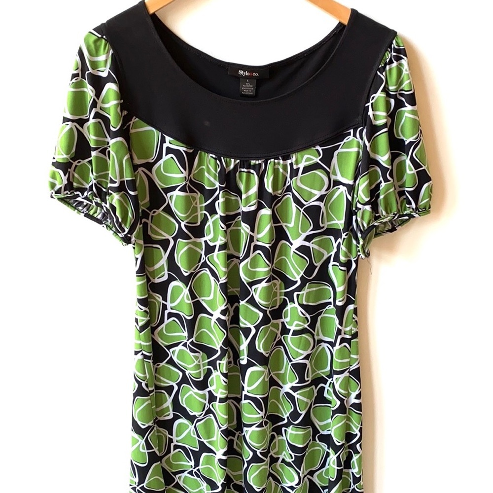 Style & Co. Short sleeve midi dress, Size L